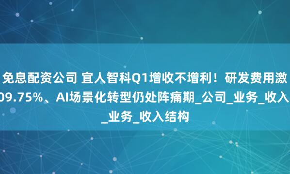 免息配资公司 宜人智科Q1增收不增利！研发费用激增109.75%、AI场景化转型仍处阵痛期_公司_业务_收入结构